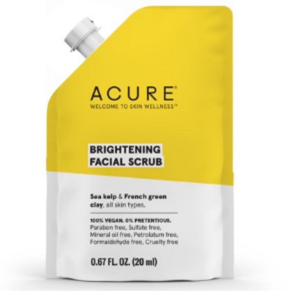 Acure Brightening Facial Scrub -- 0.67 fl oz